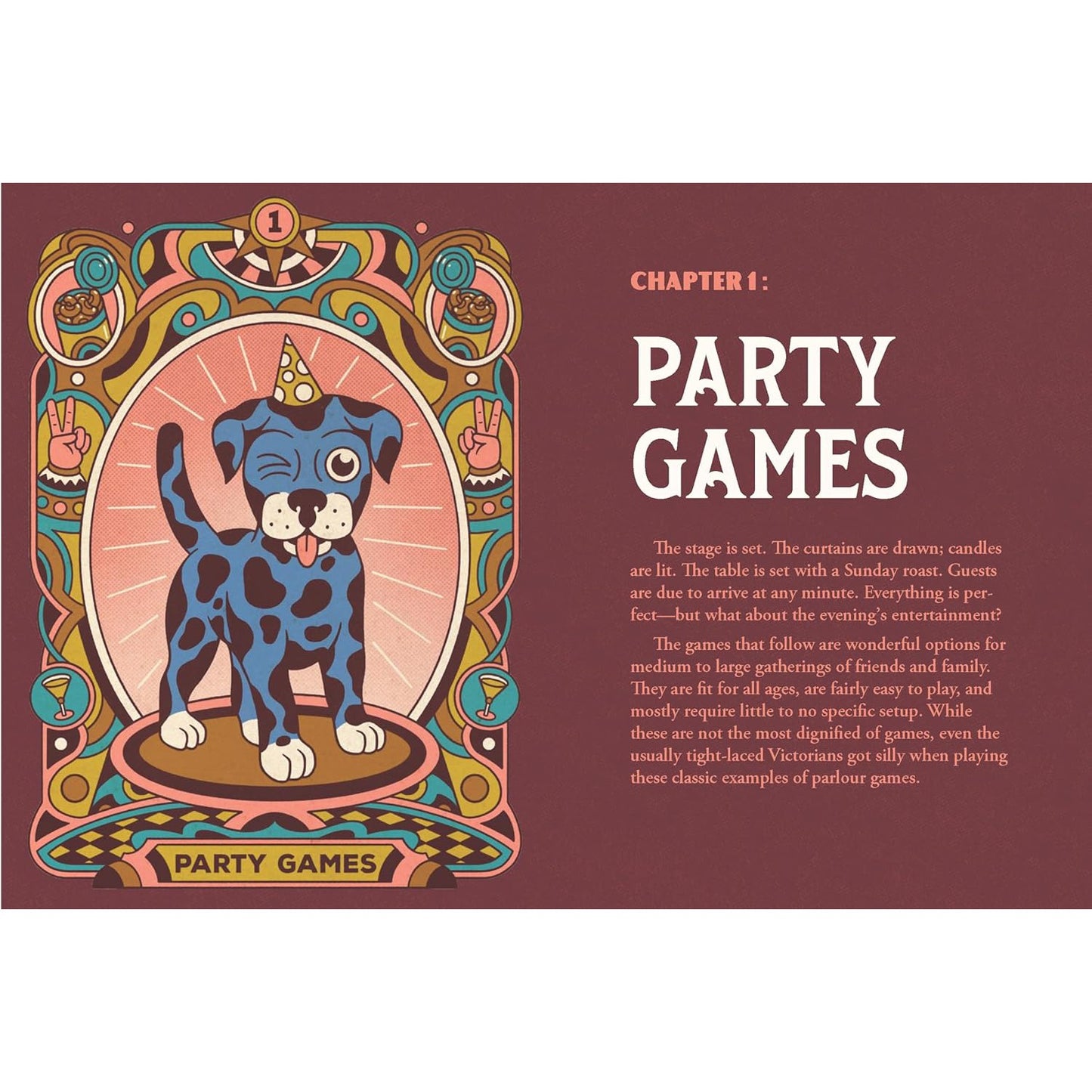 Victorian Parlour Games Book | 19th Century Victorian-era Party Games