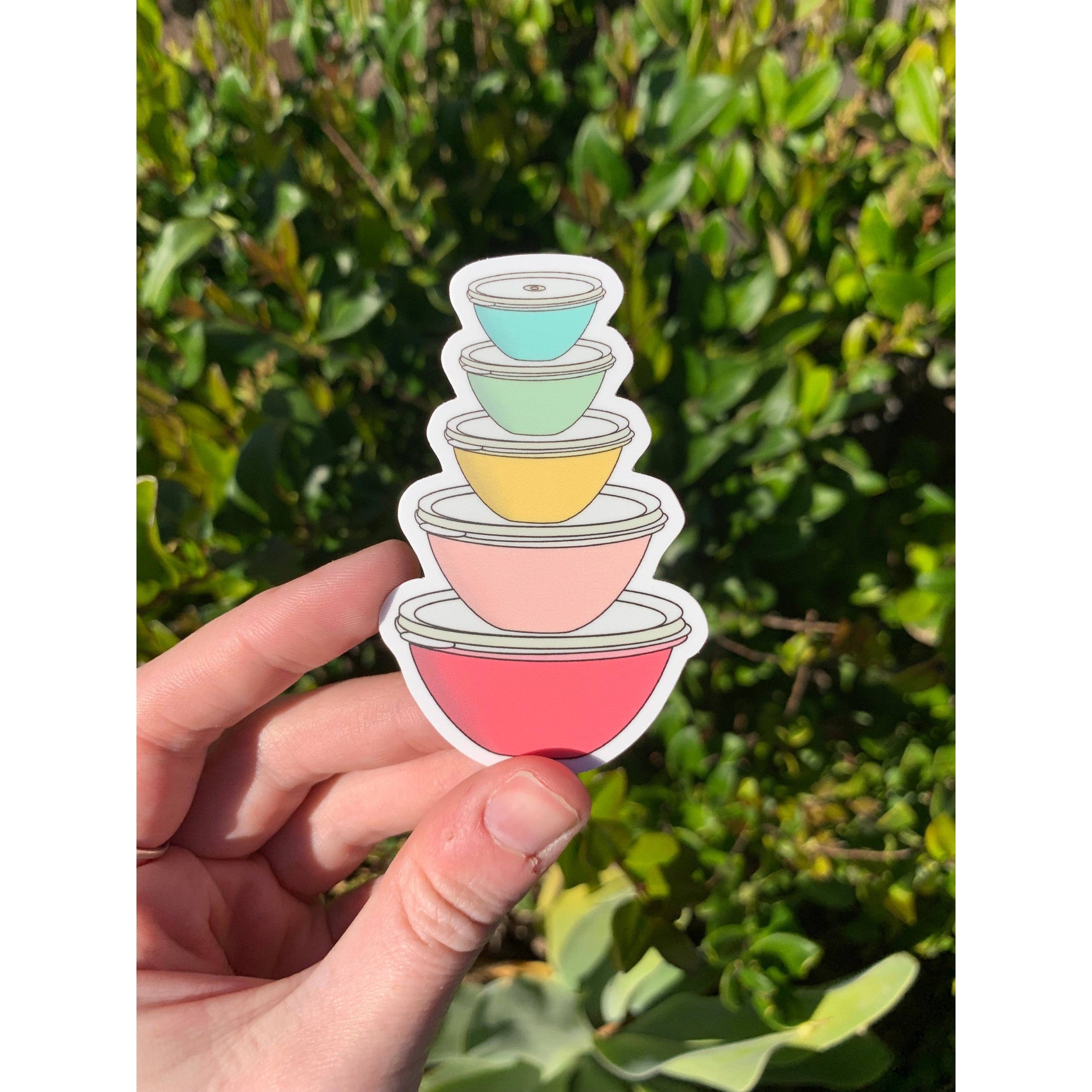 Vintage Pastel Tupperware Wonderlier Bowls Sticker – The Bullish Store