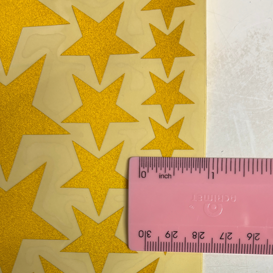 Vinyl Star Wall Decals - Sold Per Sheet