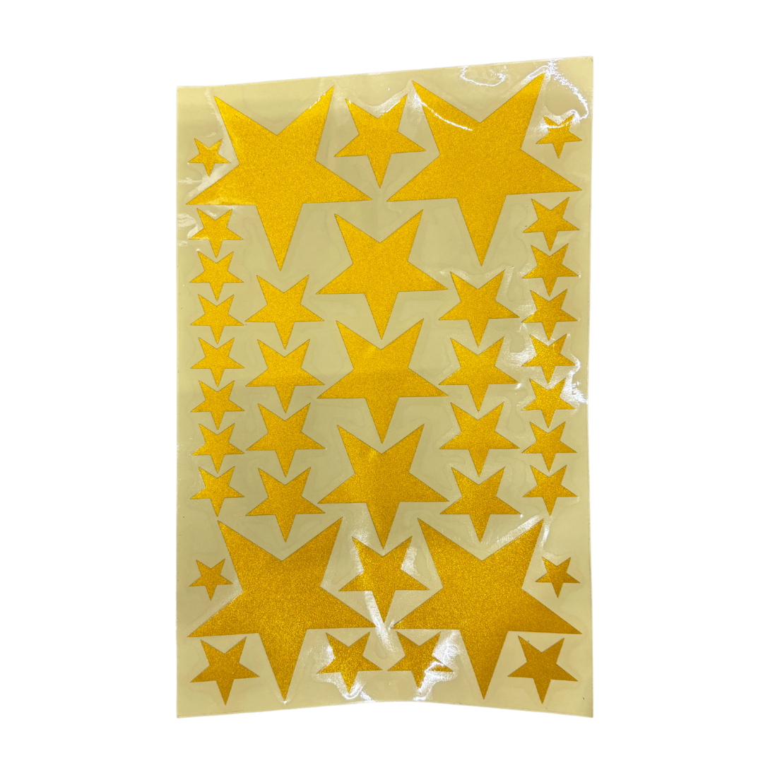 Vinyl Star Wall Decals - Sold Per Sheet