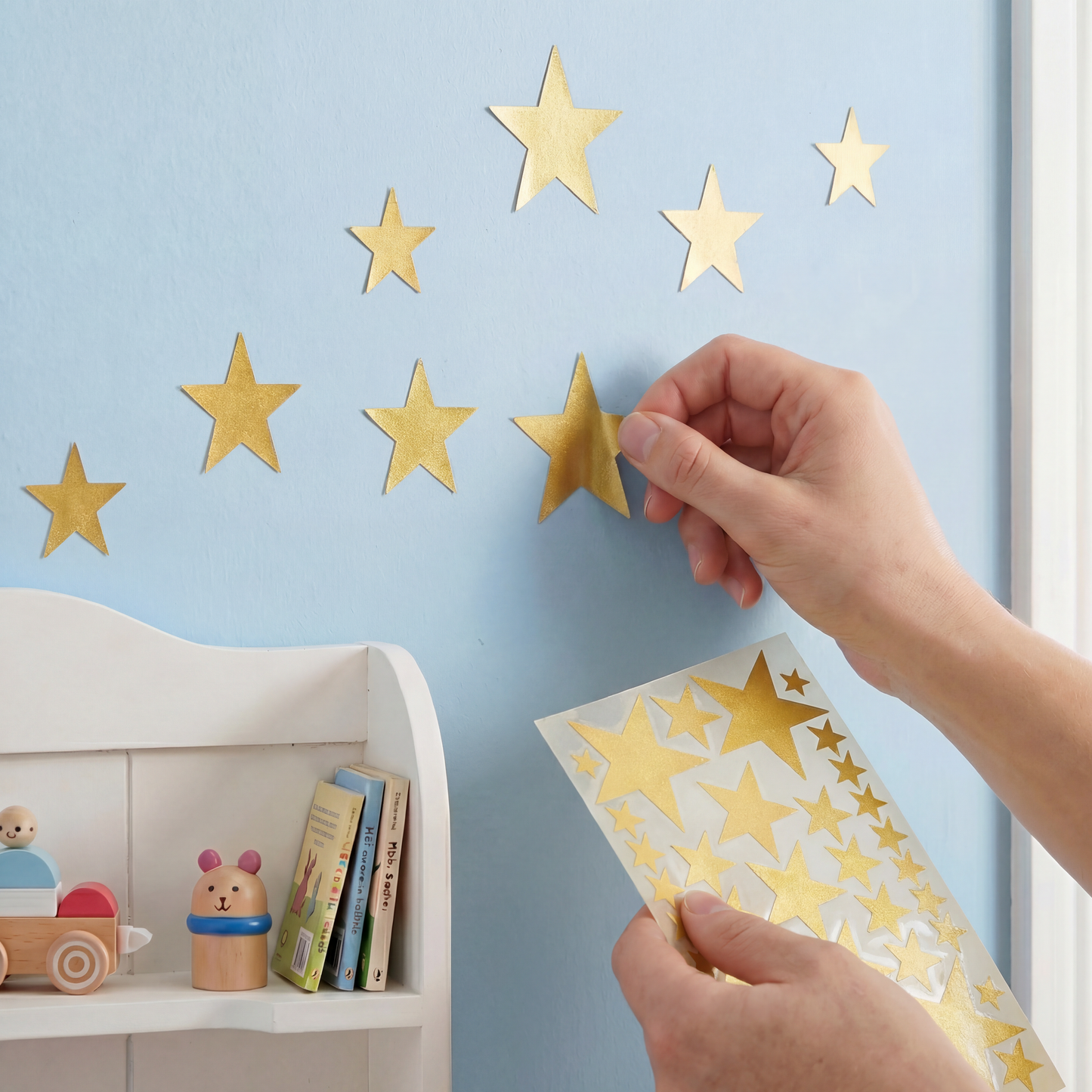 Vinyl Star Wall Decals - Sold Per Sheet