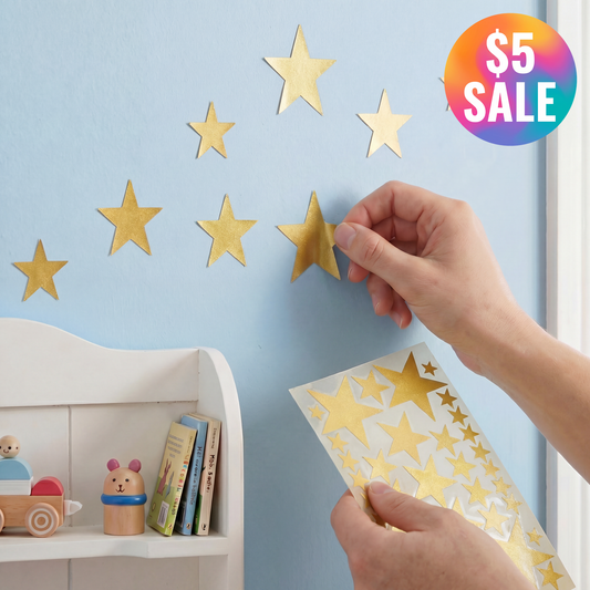 Vinyl Star Wall Decals - Sold Per Sheet