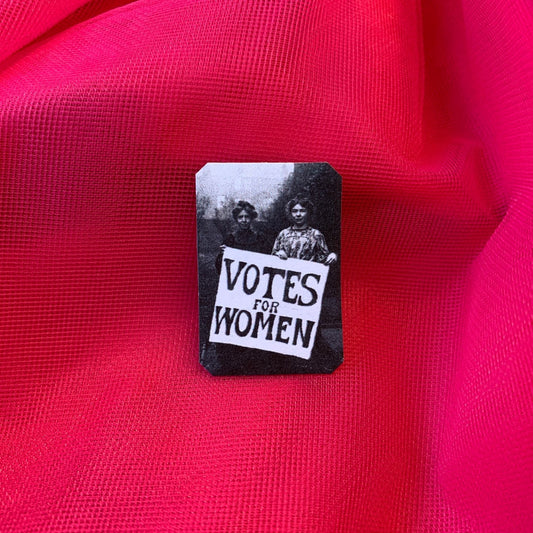 Votes For Women Handmade Historical Art Feminist Metal Lapel Pin