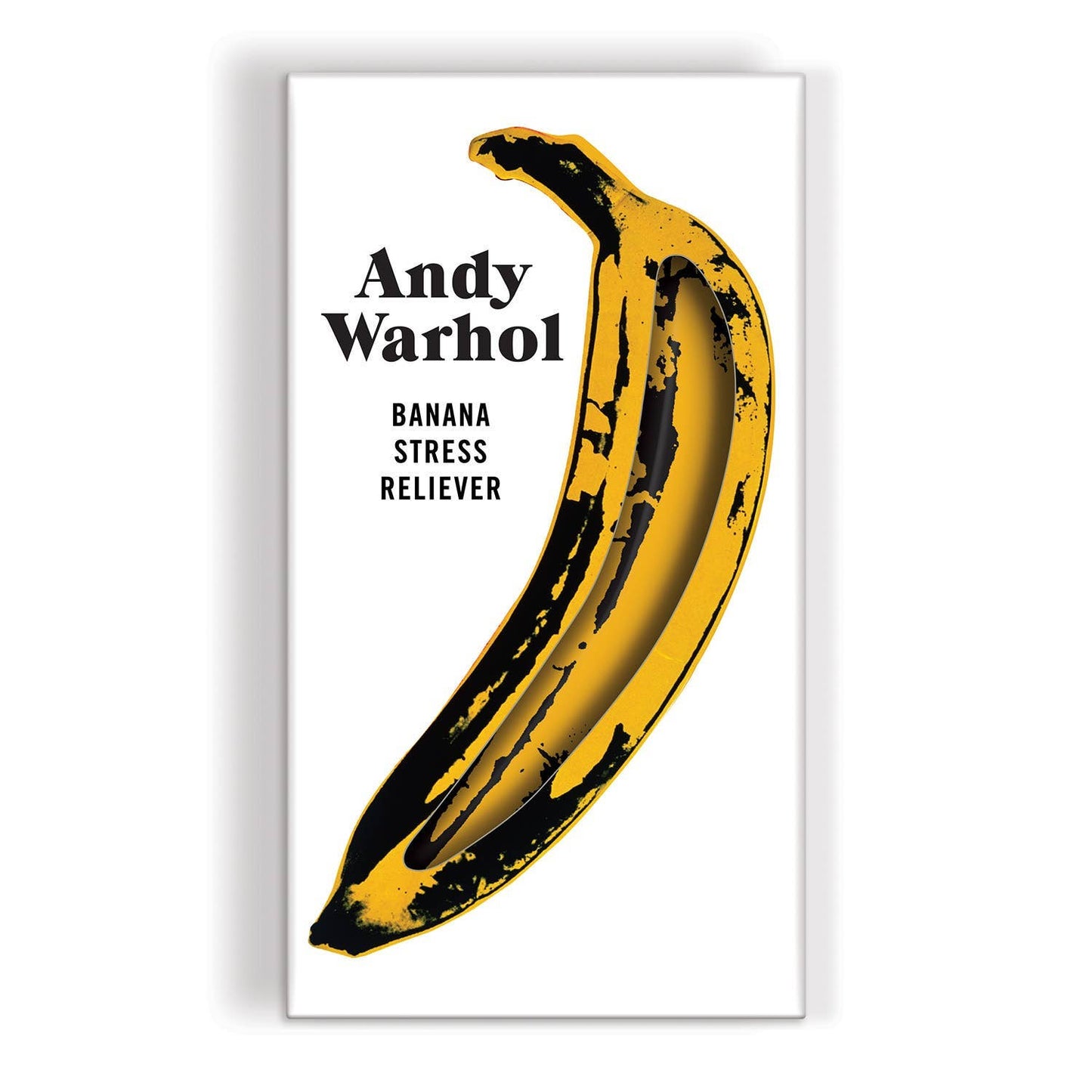 Warhol Banana Stress Reliever | Andy Warhol-Inspired Squishy Art Toy