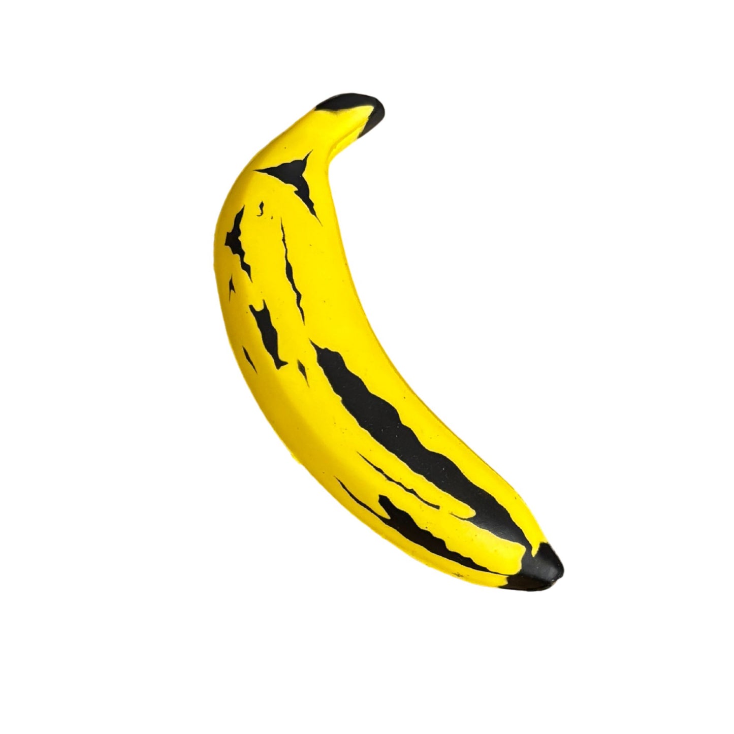 Warhol Banana Stress Reliever | Andy Warhol-Inspired Squishy Art Toy