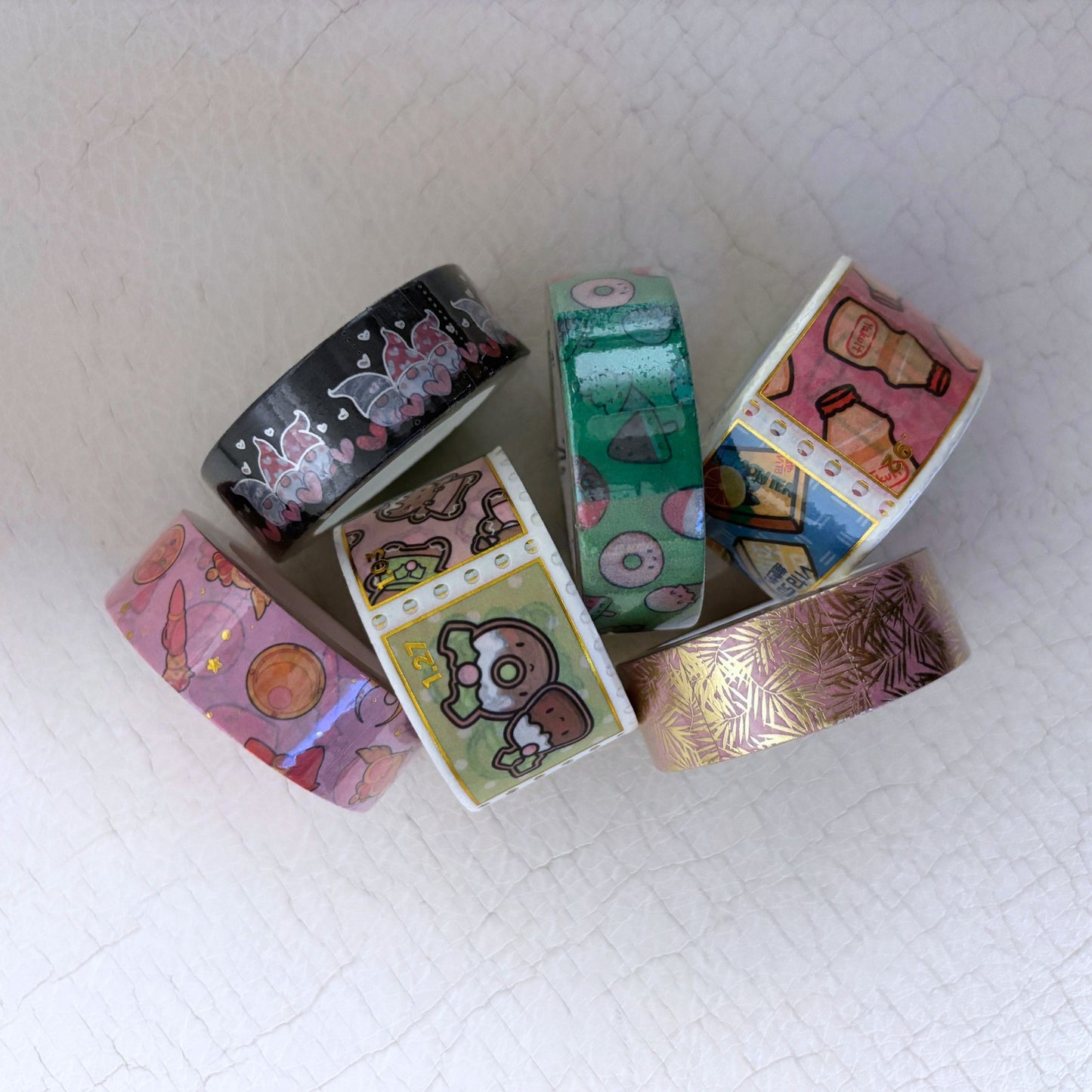 Washi Tape Mystery Pack | Set of 6 Fun Bundle of Decorating Tape