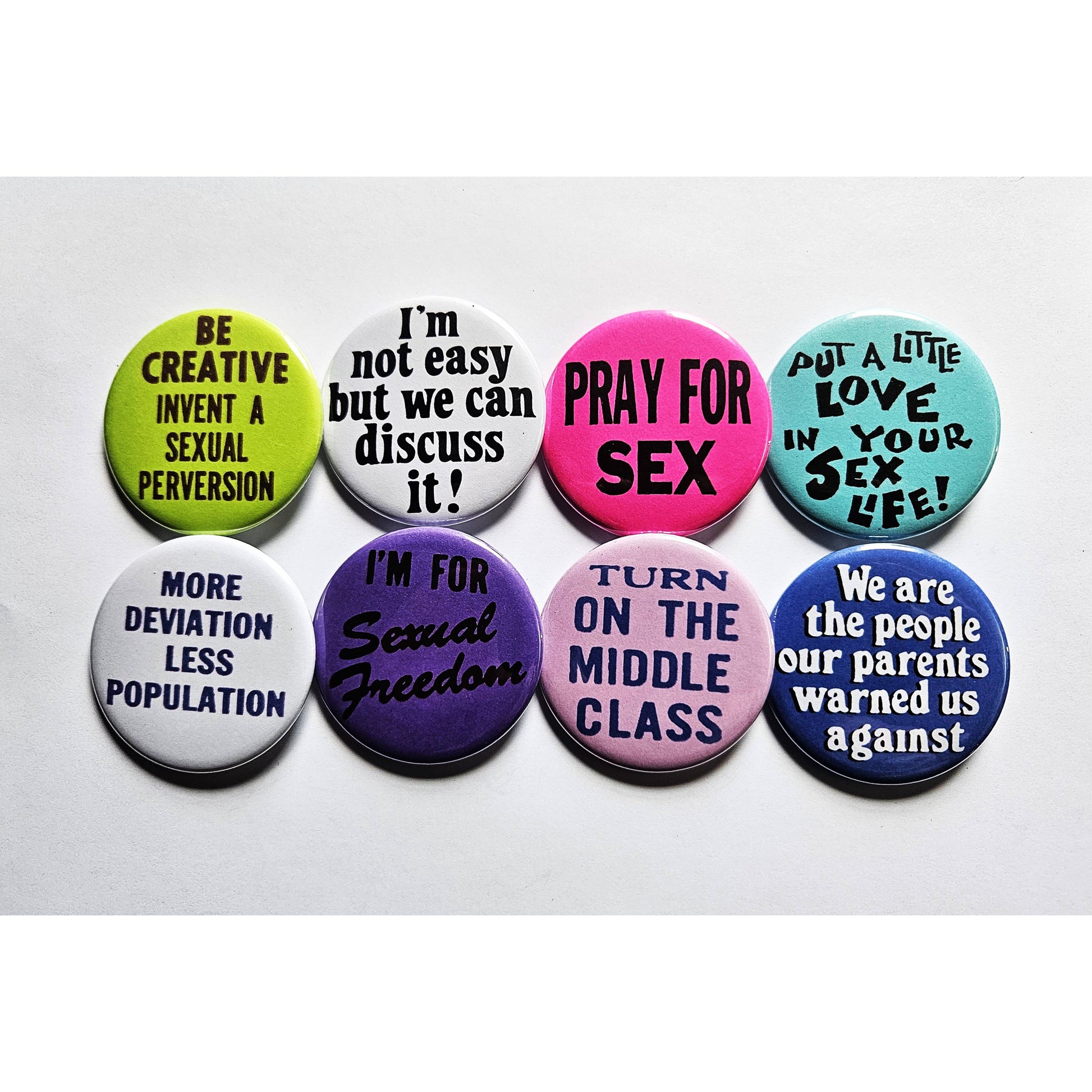 We Are The People Our Parents Warned Us Against Small Pinback Button | 1.25" Diameter