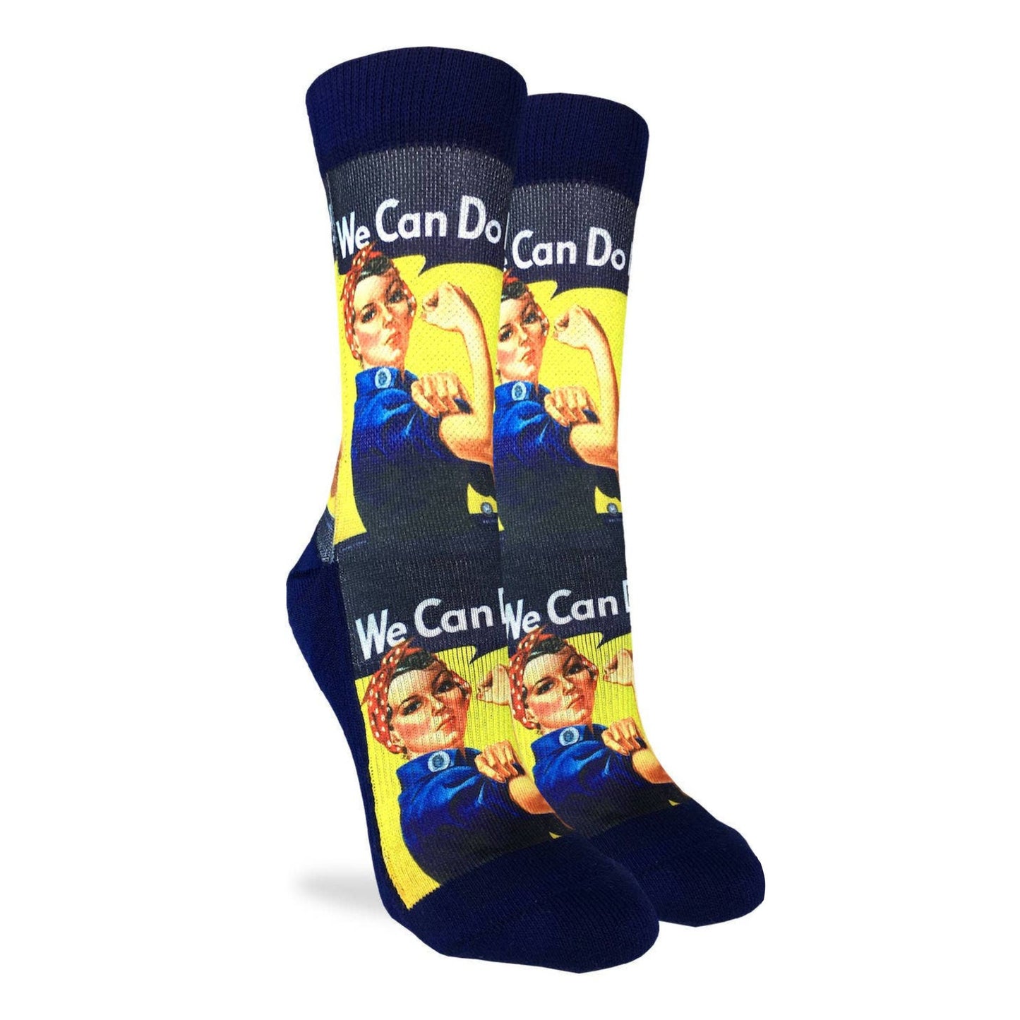 We Can Do It Women’s Rosie the Riveter Socks | Empowering Feminist Crew Socks