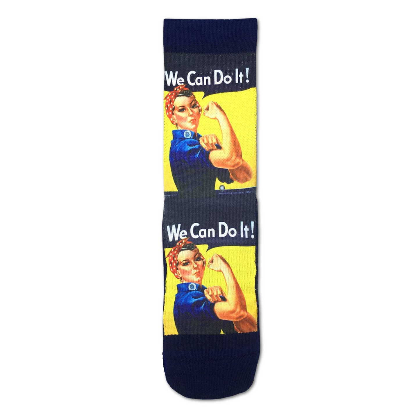 We Can Do It Women’s Rosie the Riveter Socks | Empowering Feminist Crew Socks