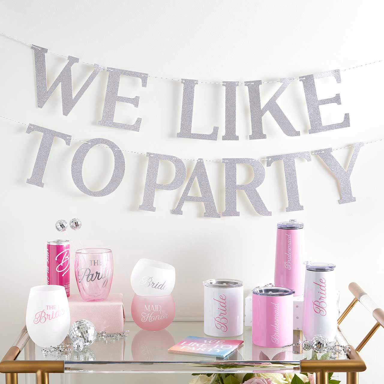 We Like To Party Beverage Napkins | Party Cocktail Paper Napkin | 5"