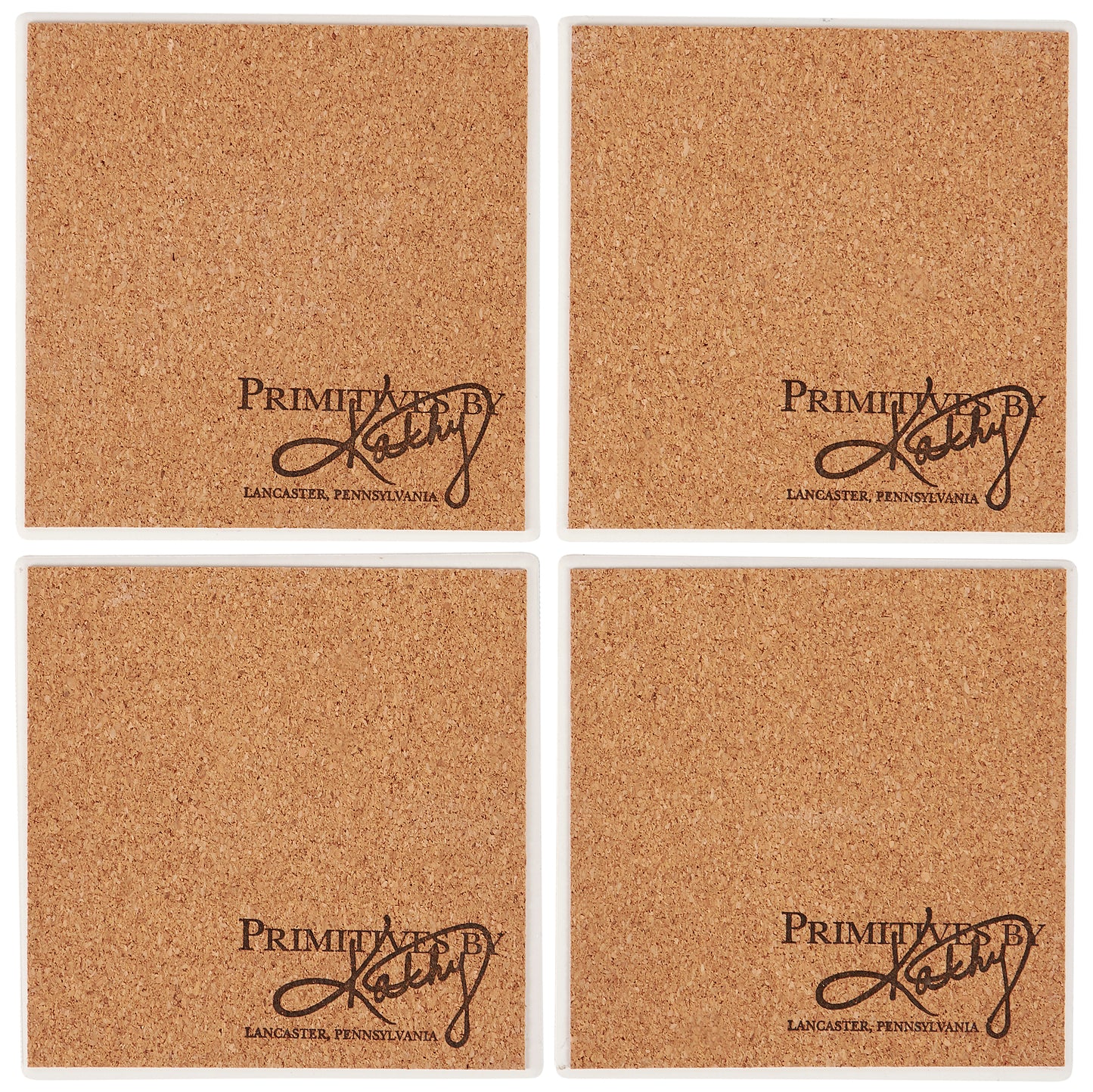 We Want Beer Prohibition Era Protestors Stoneware Coaster in Set of 4 | Beverage Drink Beer Mat | 4" x 4"