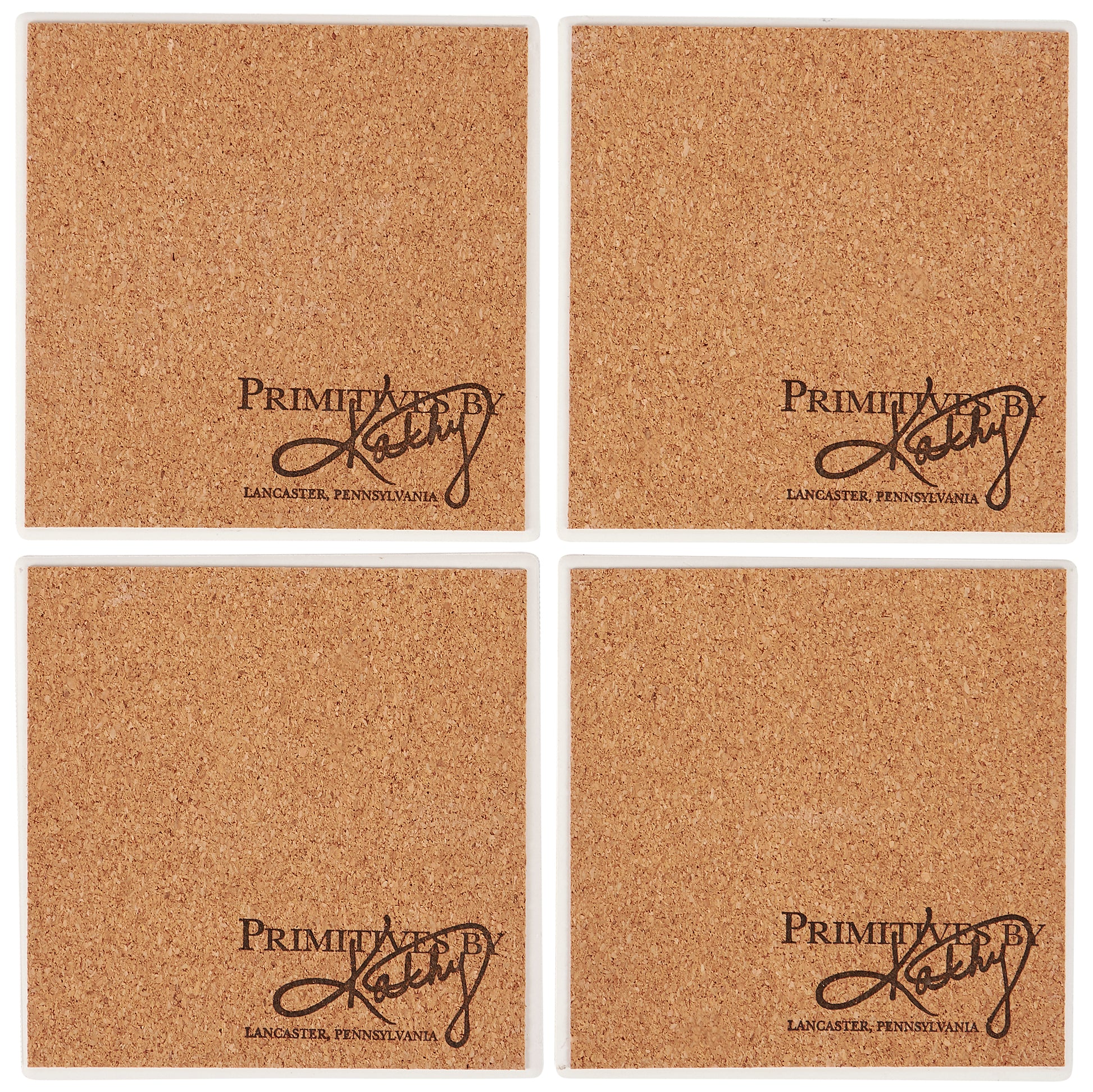 We Want Beer Prohibition Era Protestors Stoneware Coaster in Set of 4 | Beverage Drink Beer Mat | 4" x 4"