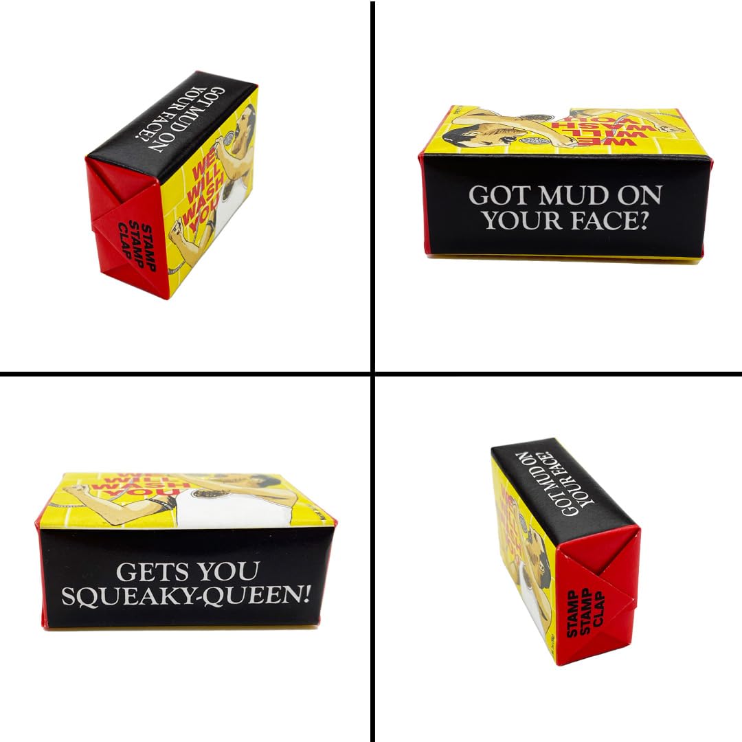 We Will Wash You Freddie Mercury Mini Soap | Almond Cocoa Butter Soap Bar