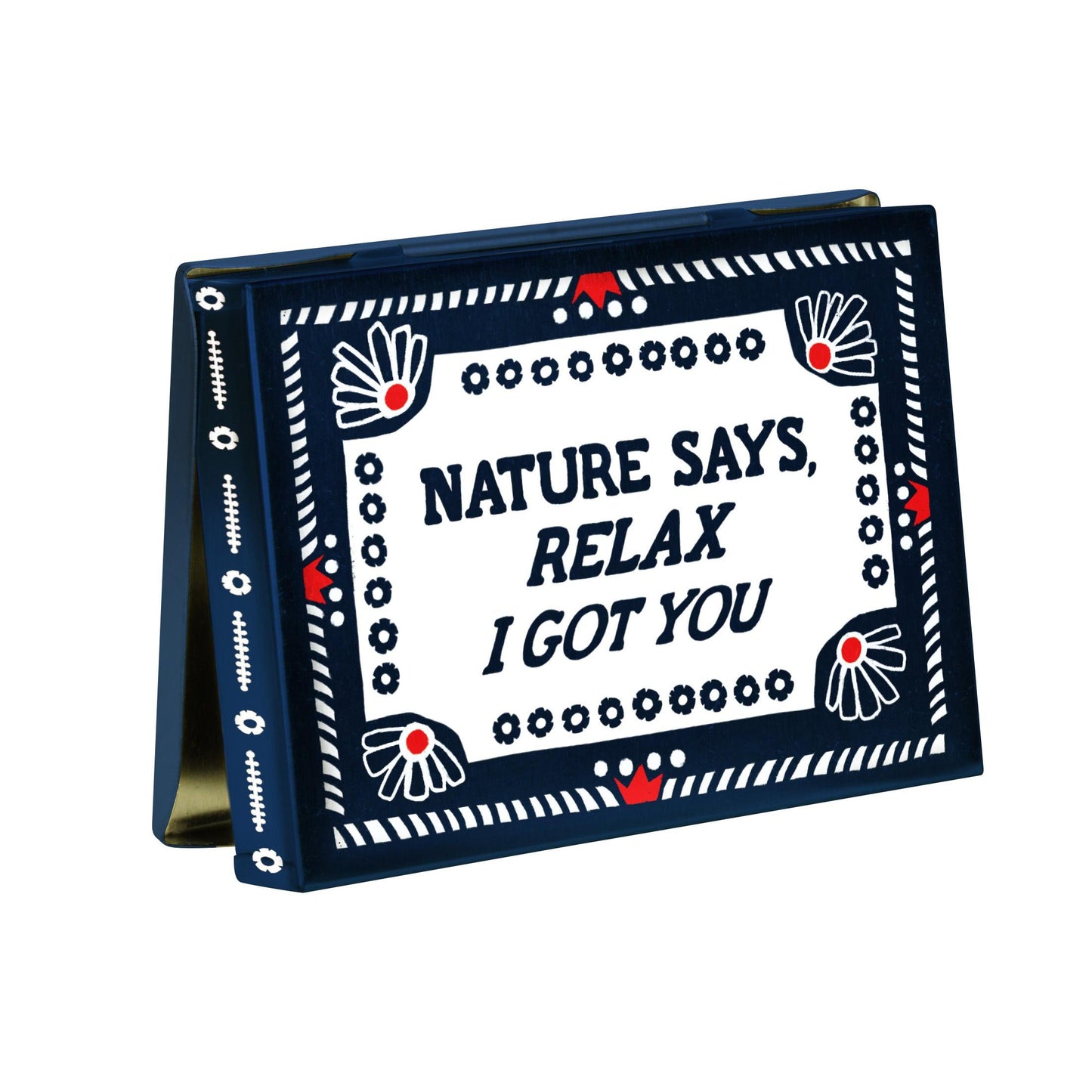 Weed Box Pocket Box | Small Tin Case | 4.25" X 0.75" | BlueQ at GetBullish