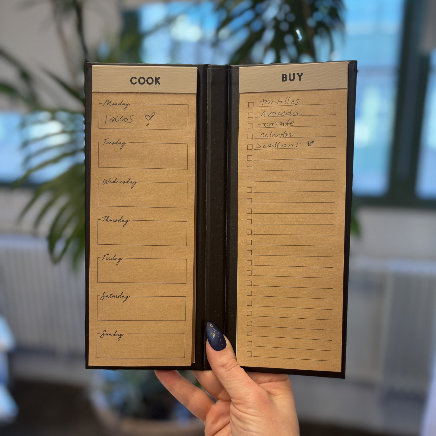 Weekly Eats Weekly Meal Planner | Organizer Date Book | 3.5" x 9"