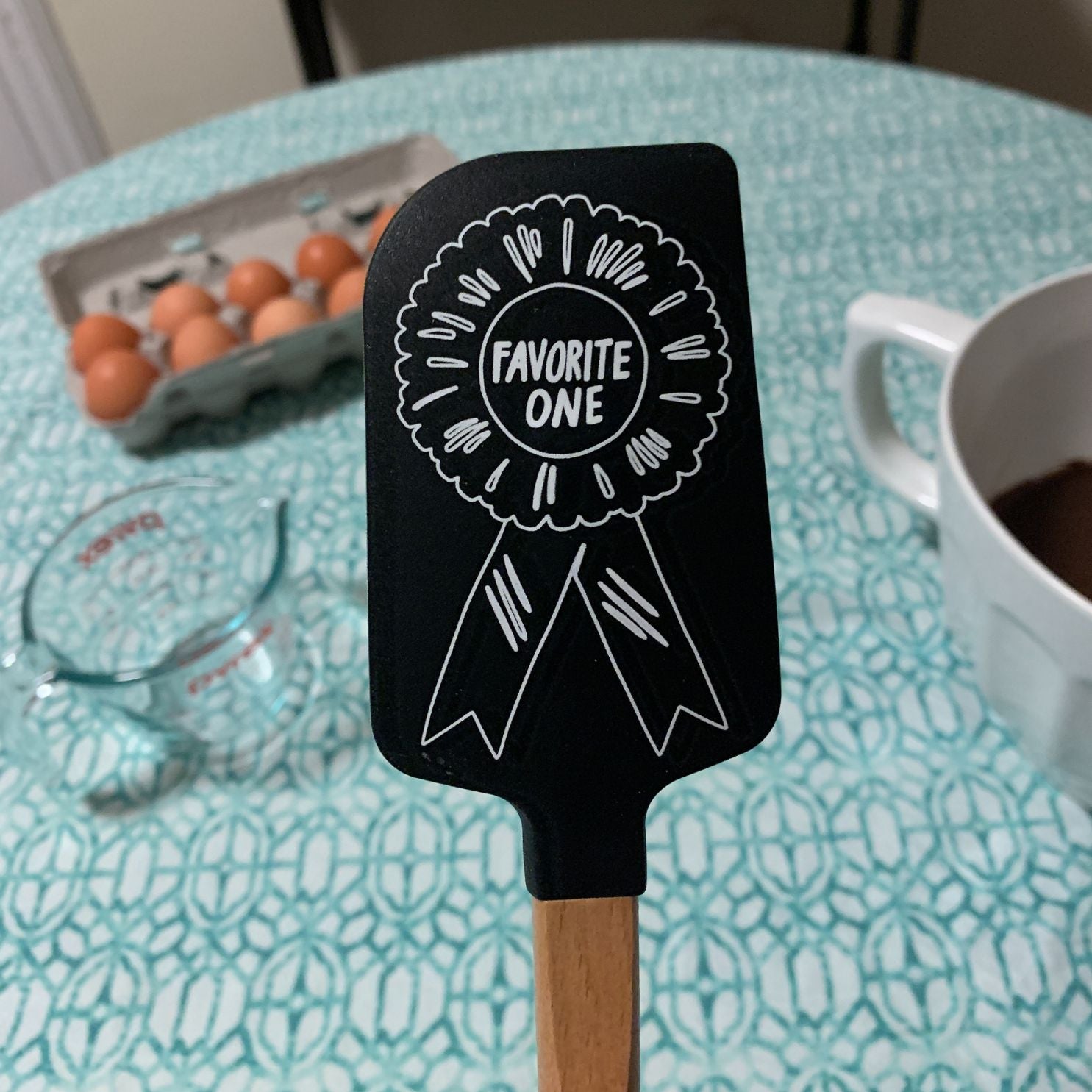 Welcome to Adulthood You Have a Favorite Spatula Now Spatula With A Wooden Handle