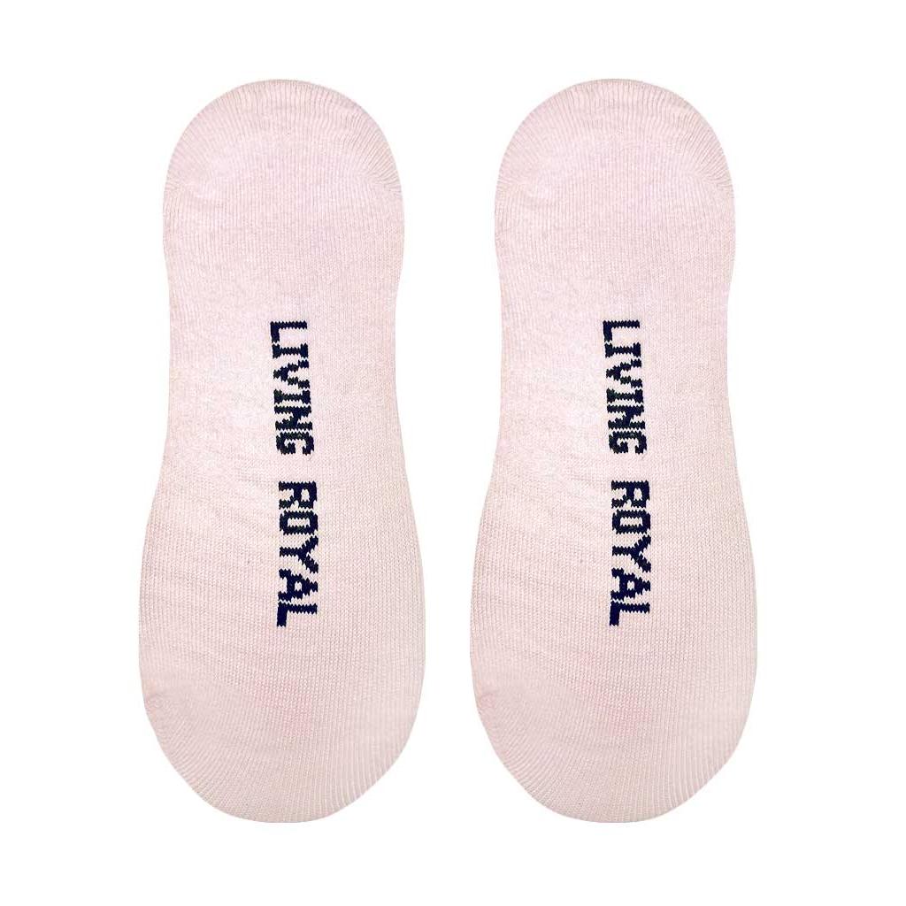 Welcome to the S Show No-Show Liner Socks in Pink | No-slip Grip Footies Invisible Half Socks