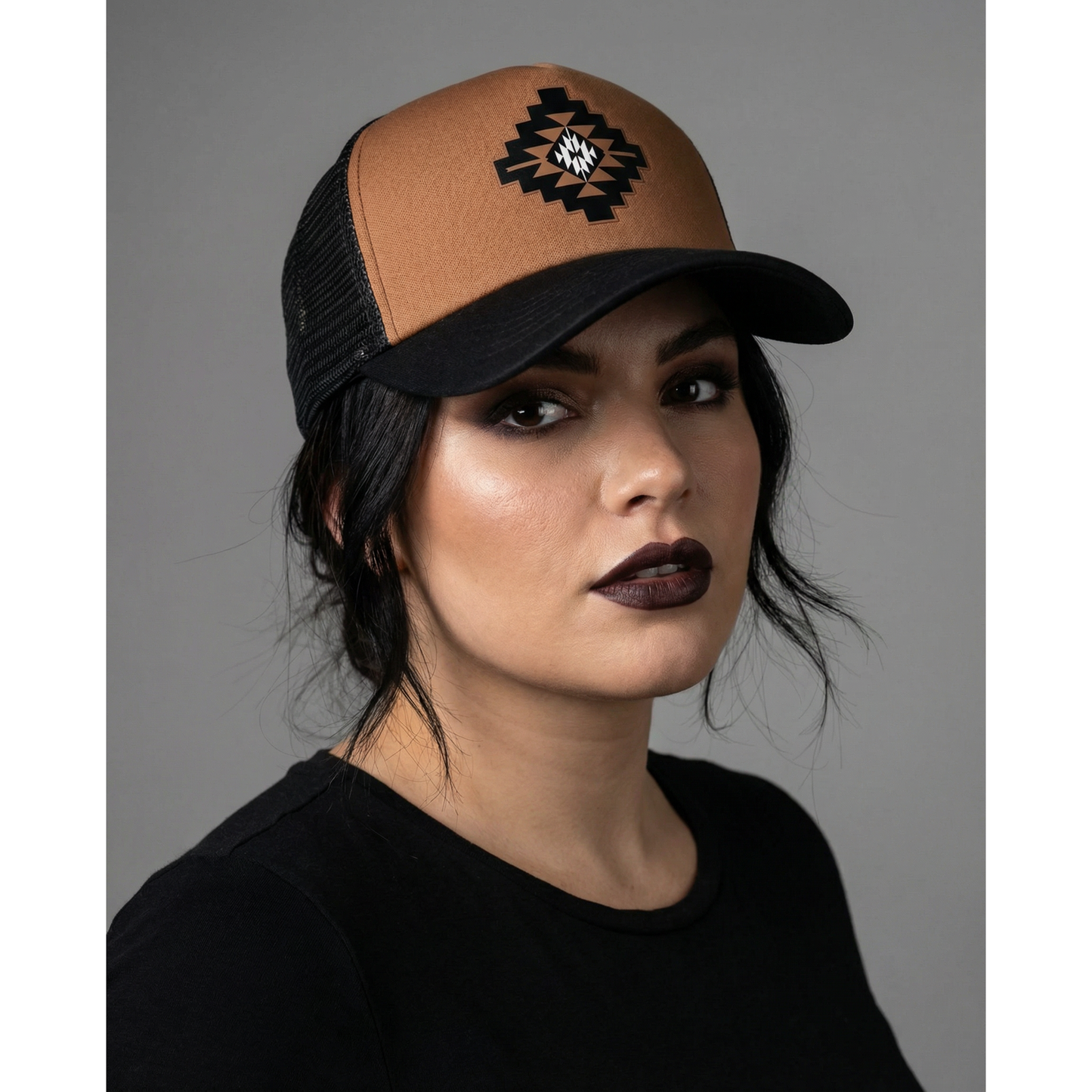 Western Mesa Ponytail Trucker Cap