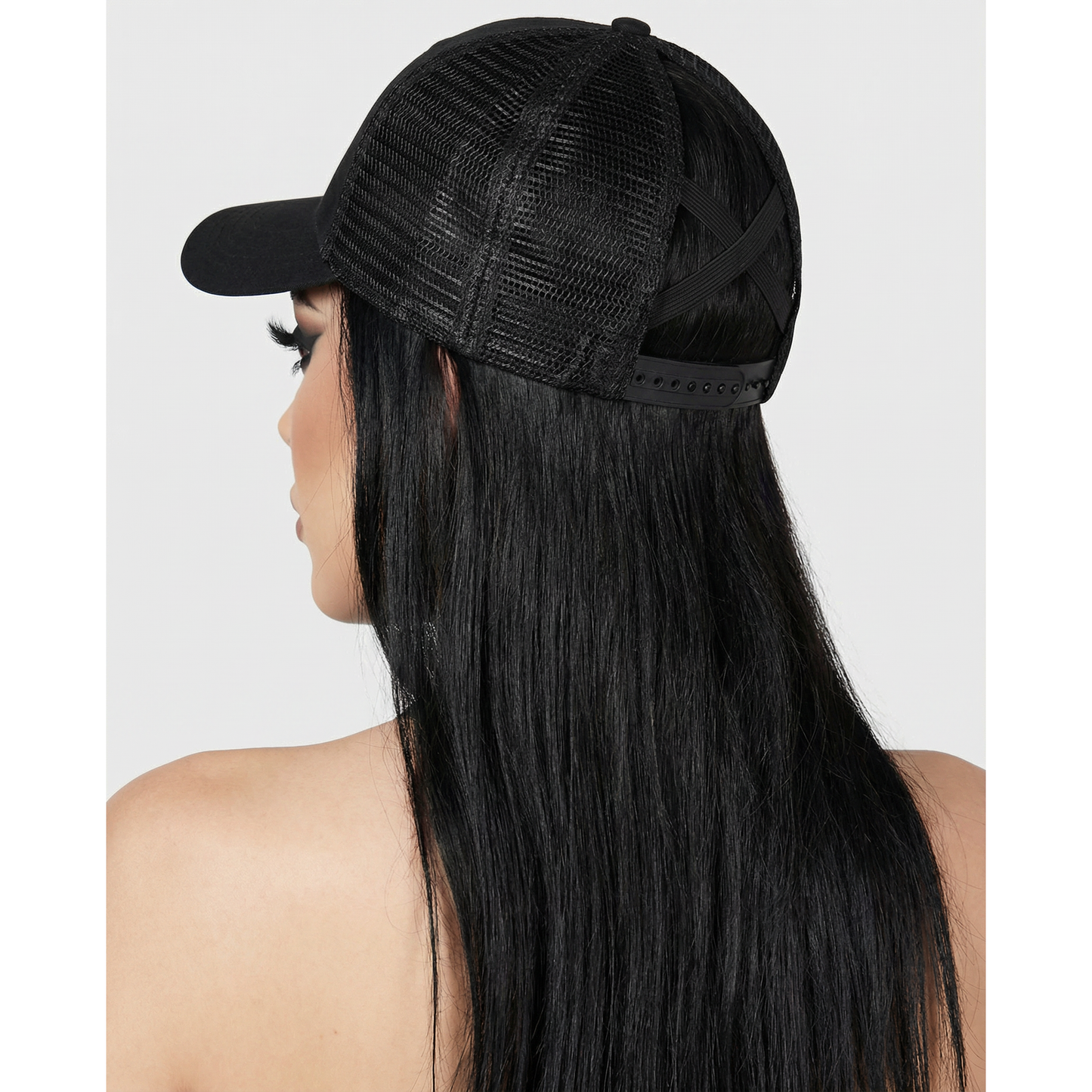 Western Mesa Ponytail Trucker Cap