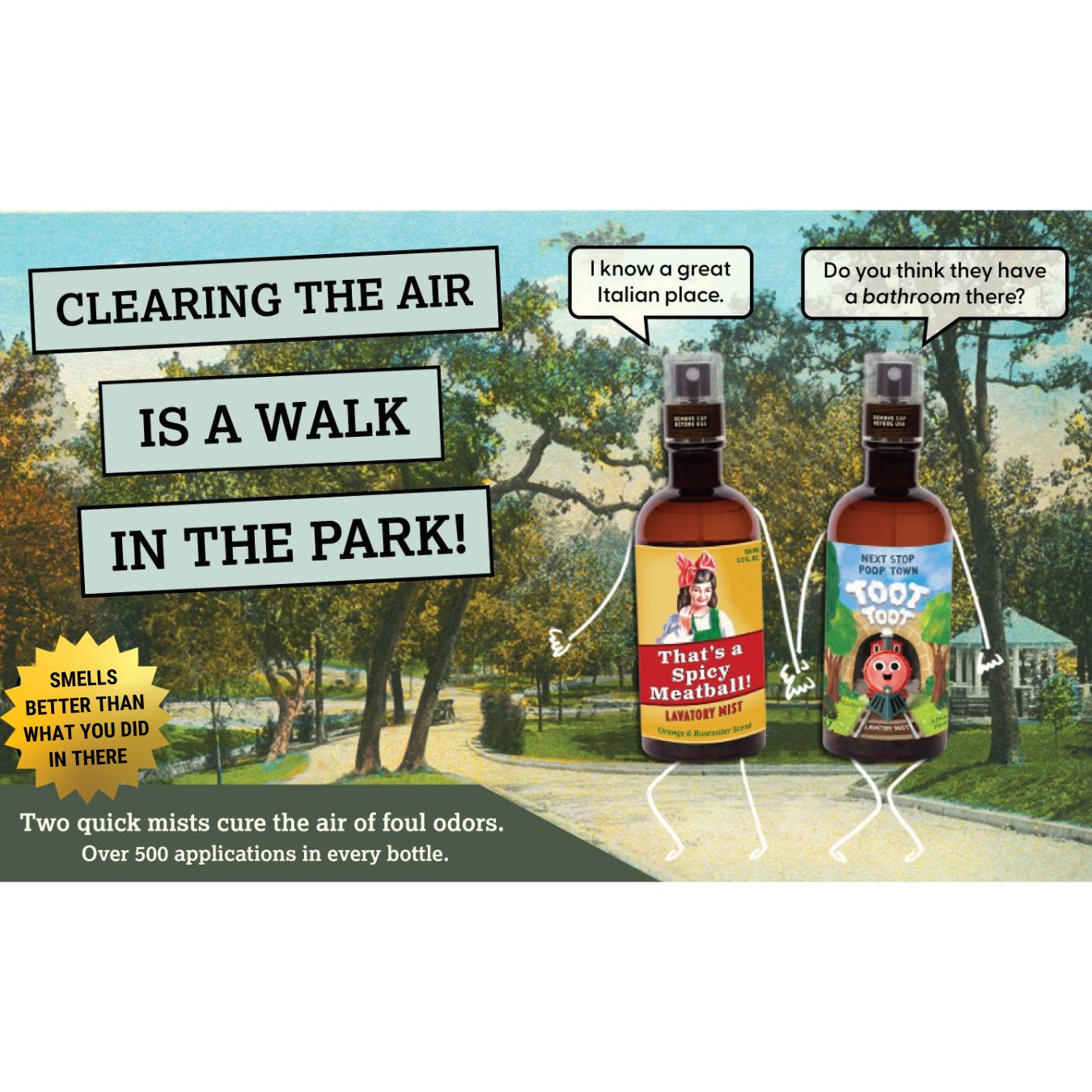 We've Got A Shituation Lavatory Mist in Lemon, Basil and Musk Scent | BlueQ at GetBullish