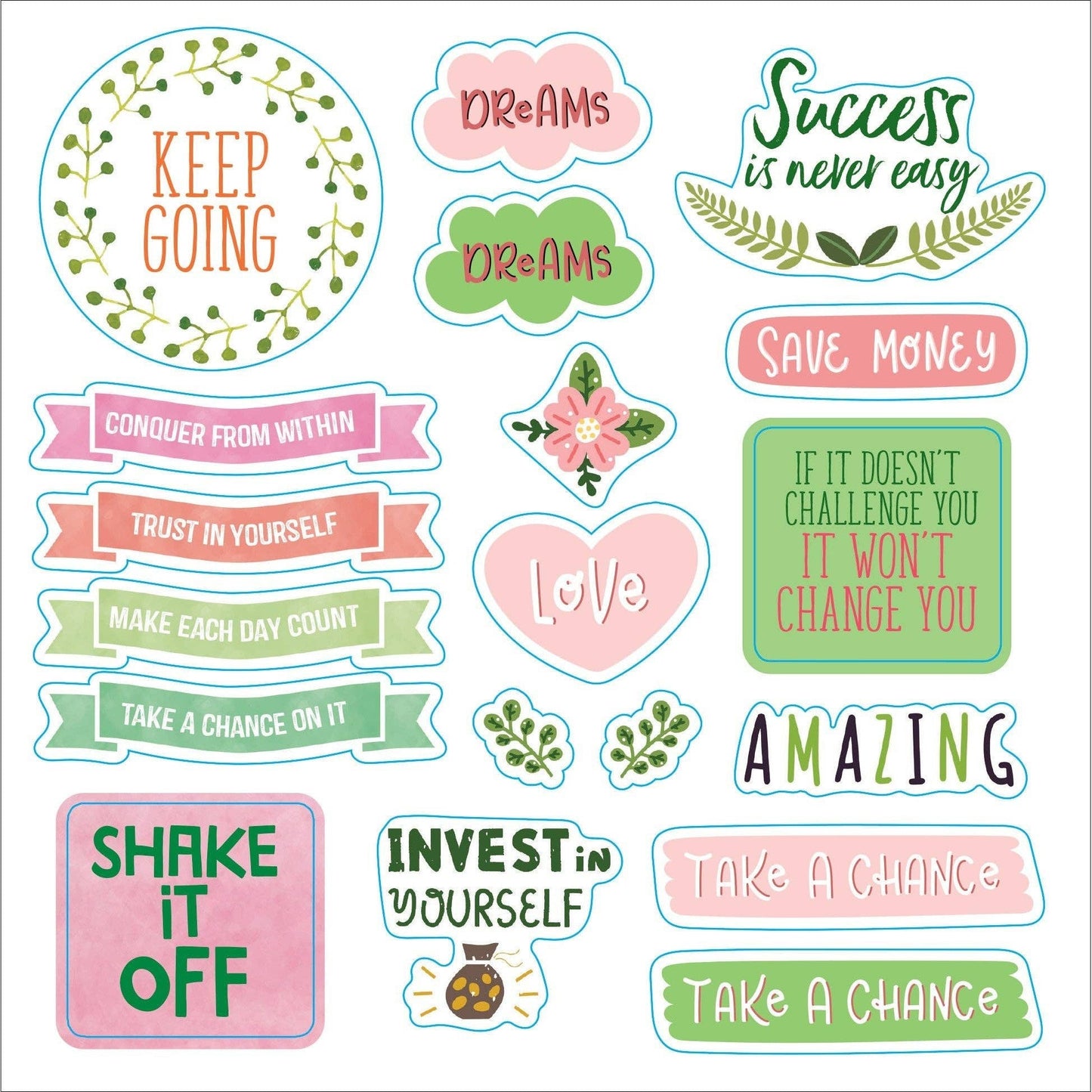 Whatever You Say! A Words and Phrases Sticker Book | Express Yourself Decals Collections
