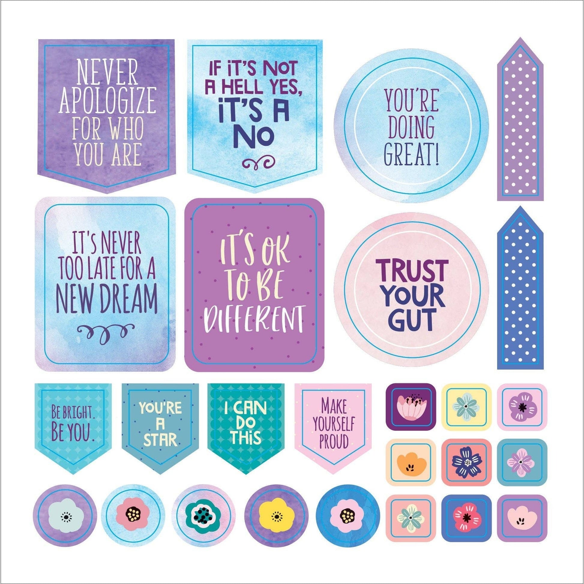 Whatever You Say! A Words and Phrases Sticker Book | Express Yourself Decals Collections