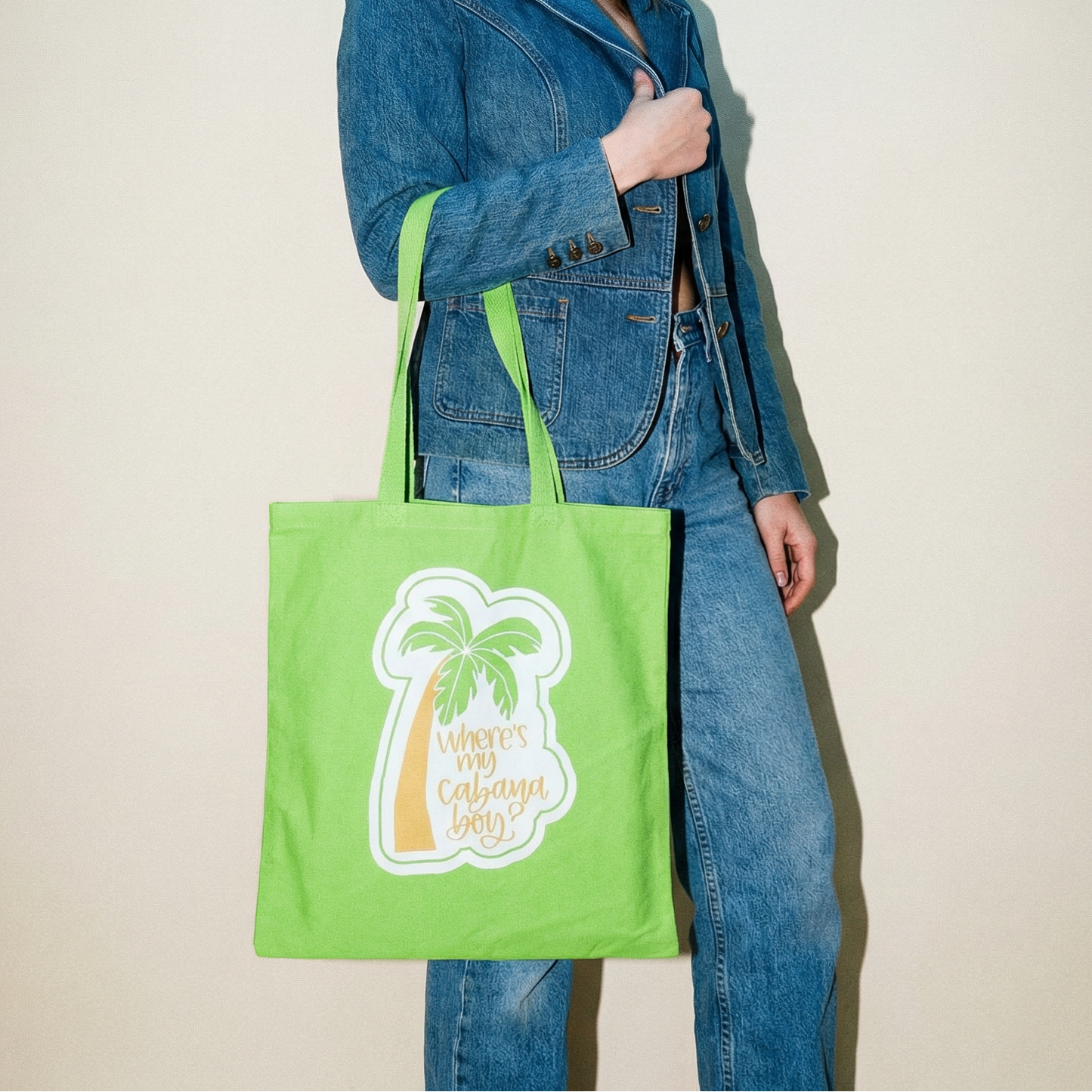 Where's My Cabana Boy? Cotton Funny Tote Bag