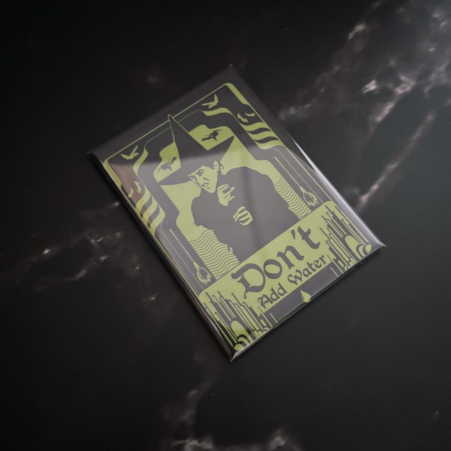 Wicked Witch “Don’t Add Water” Magnet | The Wizard of Oz Kitchen Decor Funny Fridge Magnet