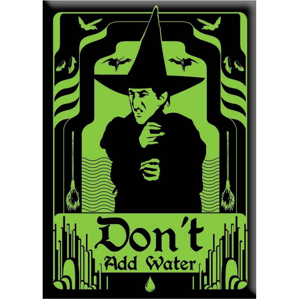 Wicked Witch “Don’t Add Water” Magnet | The Wizard of Oz Kitchen Decor Funny Fridge Magnet