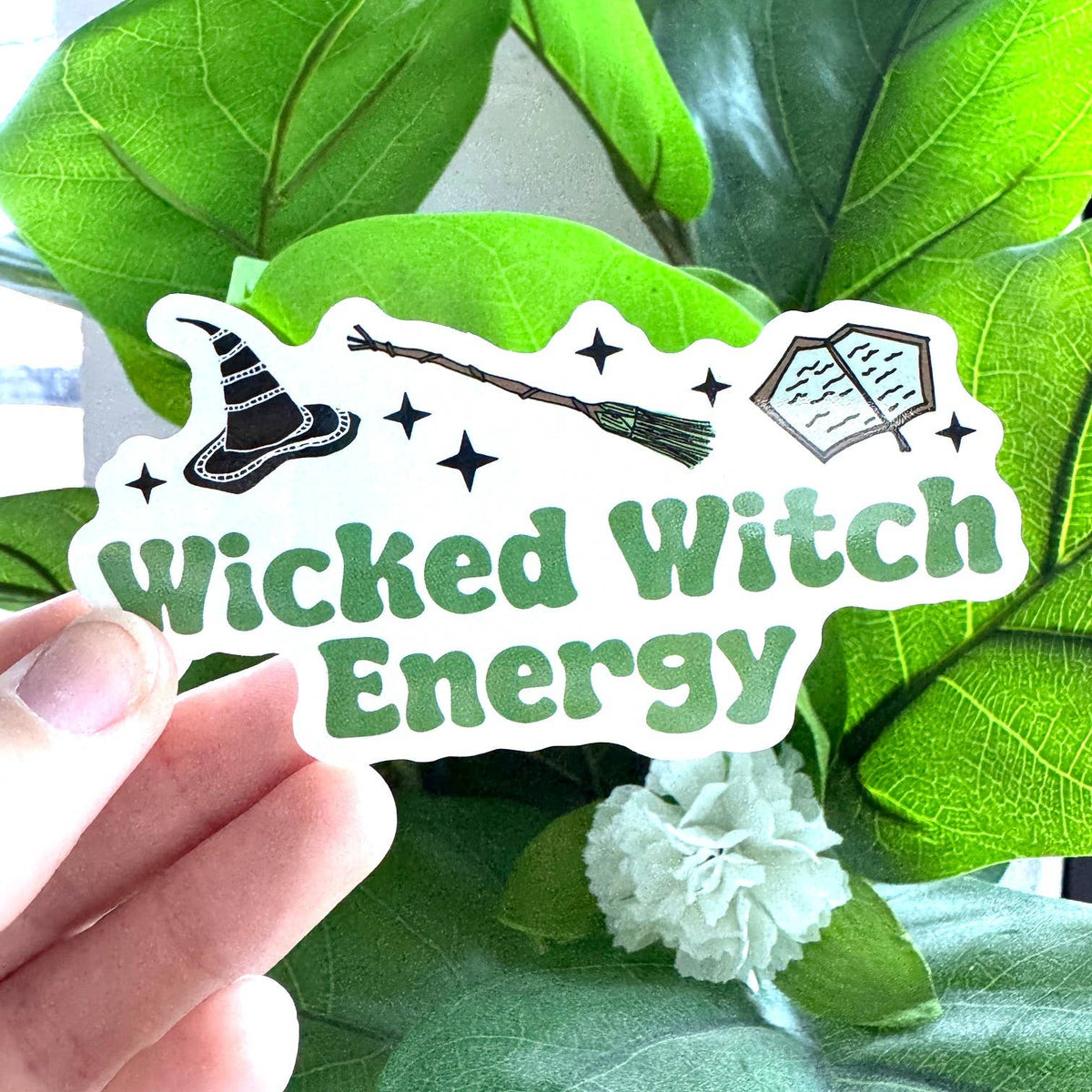 Wicked Witch Energy Vinyl Sticker