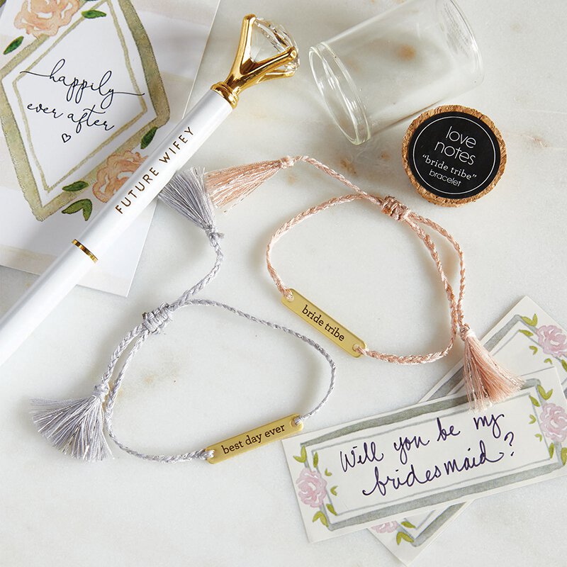 Wifey Adjustable Bracelet | In A Glass Bottle for Gifting | Suitable for Bridal Shower, Engagement