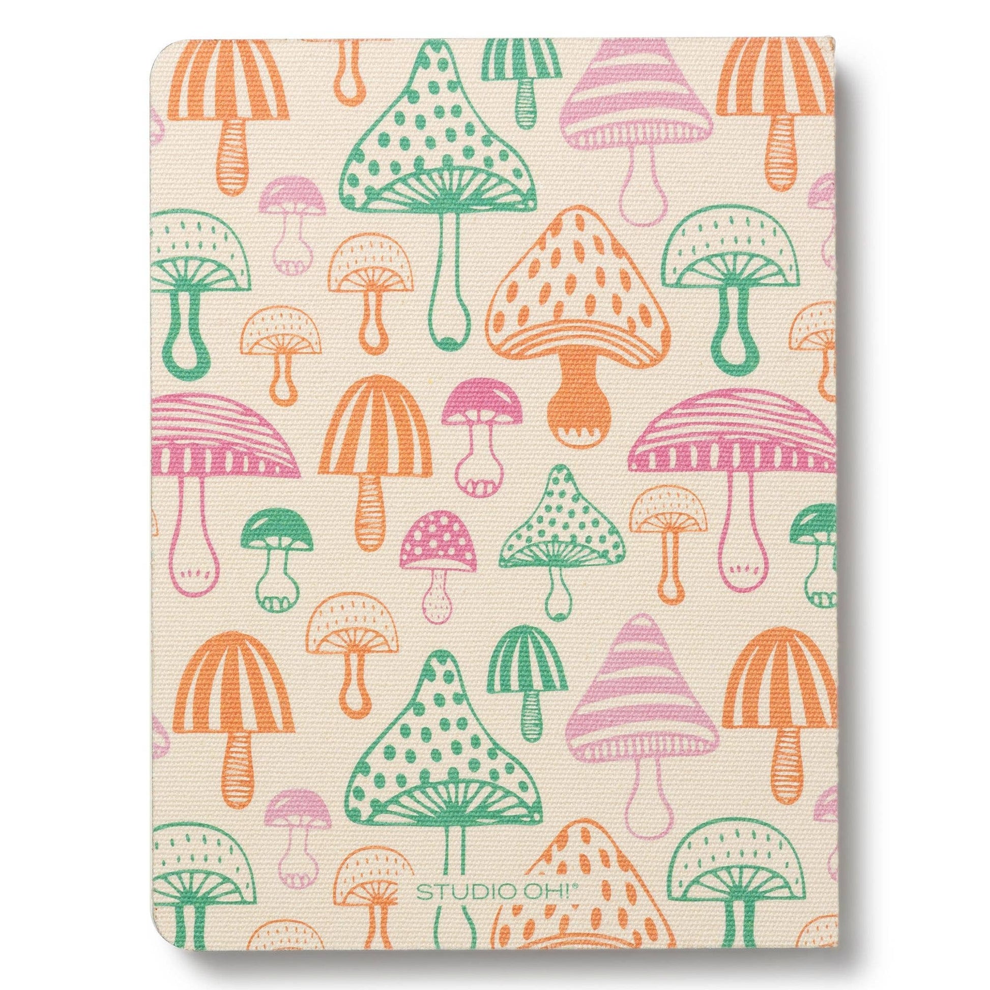 Wild Realm Medium Deconstructed Hard Cover Journal | Mushrooms Notebook