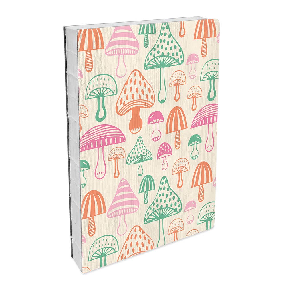 Wild Realm Medium Deconstructed Hard Cover Journal | Mushrooms Notebook