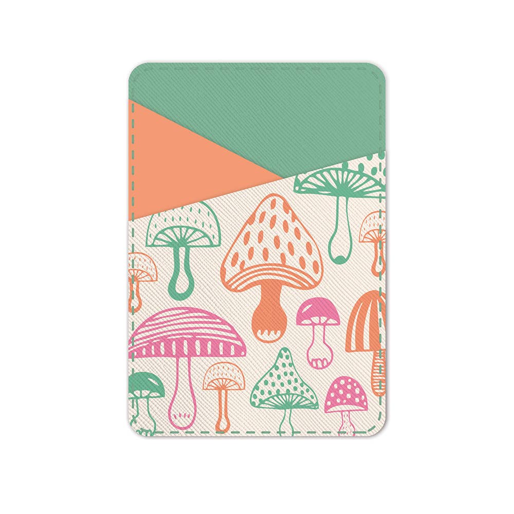 Wild Realm Stick-On Cell Phone Wallet | Two Pocket Design ID Cards Cash Holder