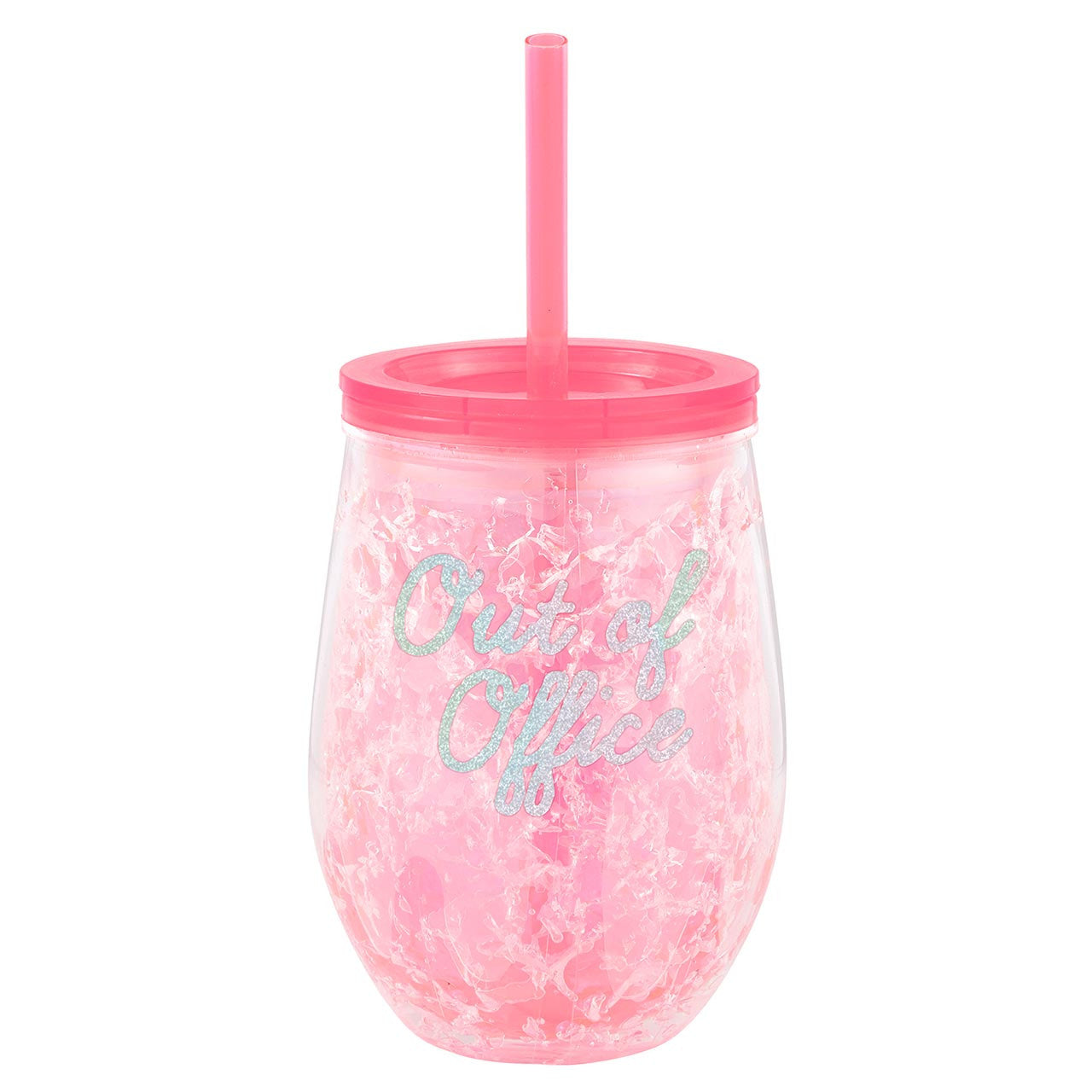 Wine Frosé Slushy Chiller "Out of Office" | Freezable Acrylic Tumbler for Frosé