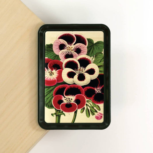Winter Flowers Botanical Classic Tray | Vintage Garden Decorative Catchall
