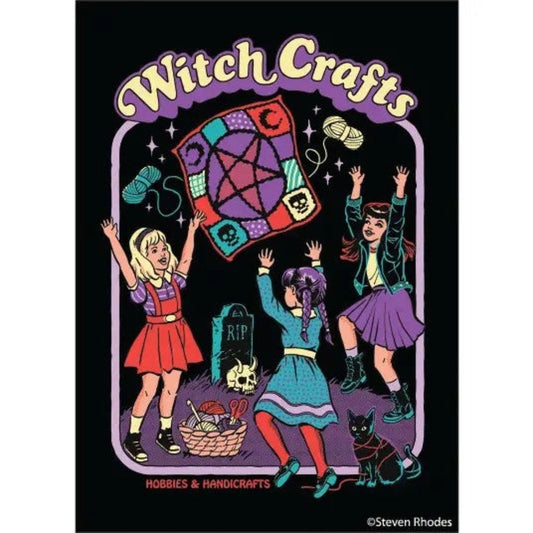Witch Crafts Rectangular Magnet | Refrigerator Magnetic Surface Decor Art by Steven Rhodes | 2.5" X 3.5"-Ephemera-The Bullish Store