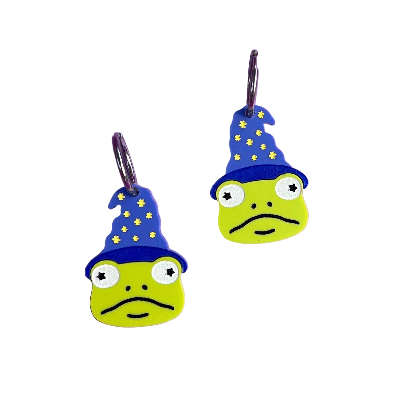 Wizard Frog Earrings | Handmade