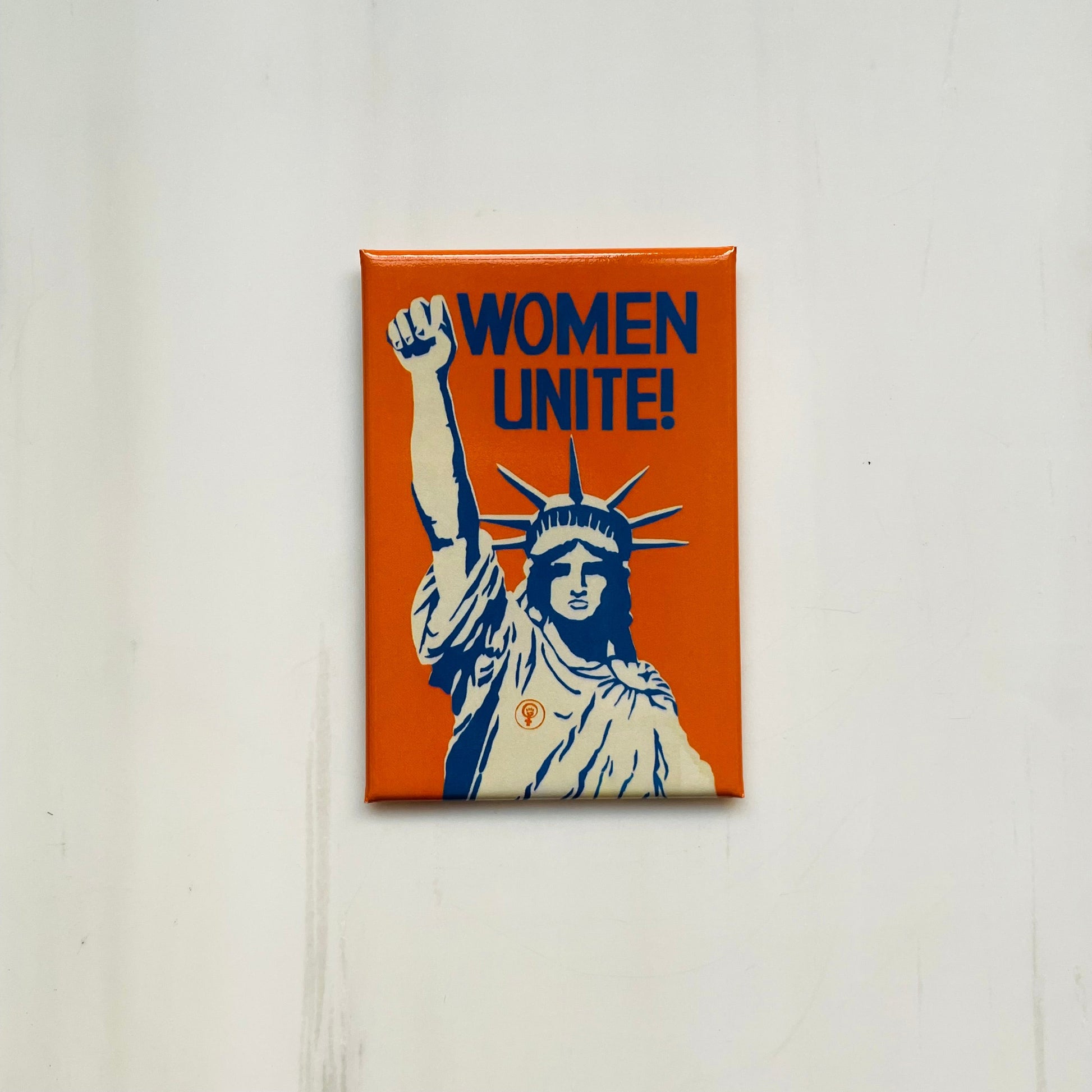 Women Unite! Statue Of Liberty Rectangular Magnet| Refrigerator Magnetic Surface Decor