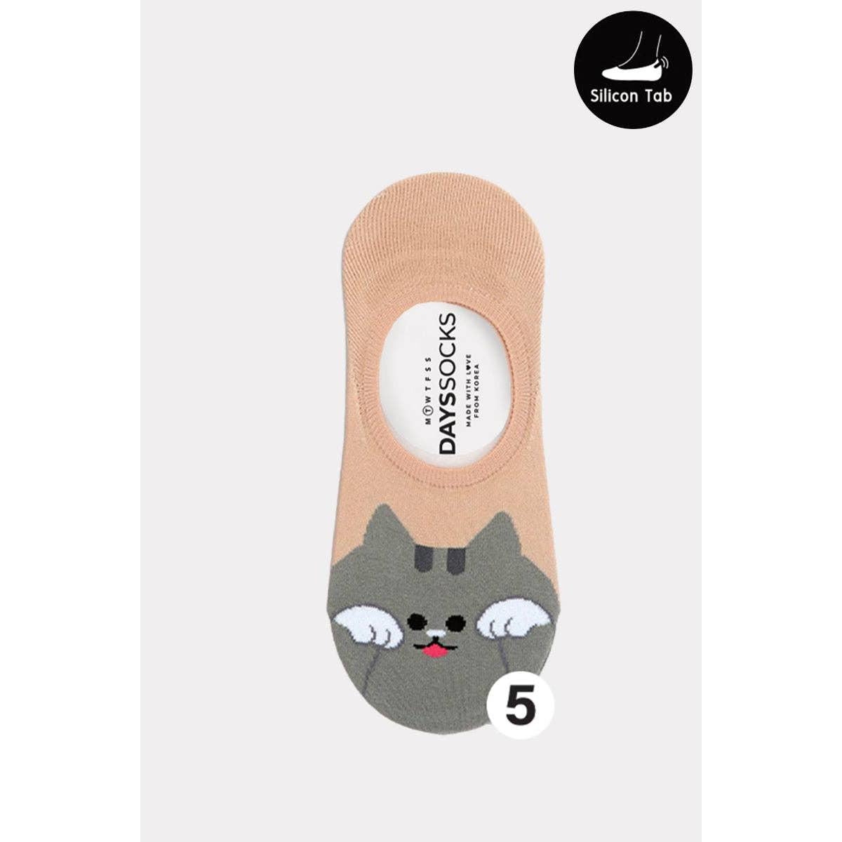 Women's No Show Cat Socks | Soft, Breathable & Durable Low Cut Socks