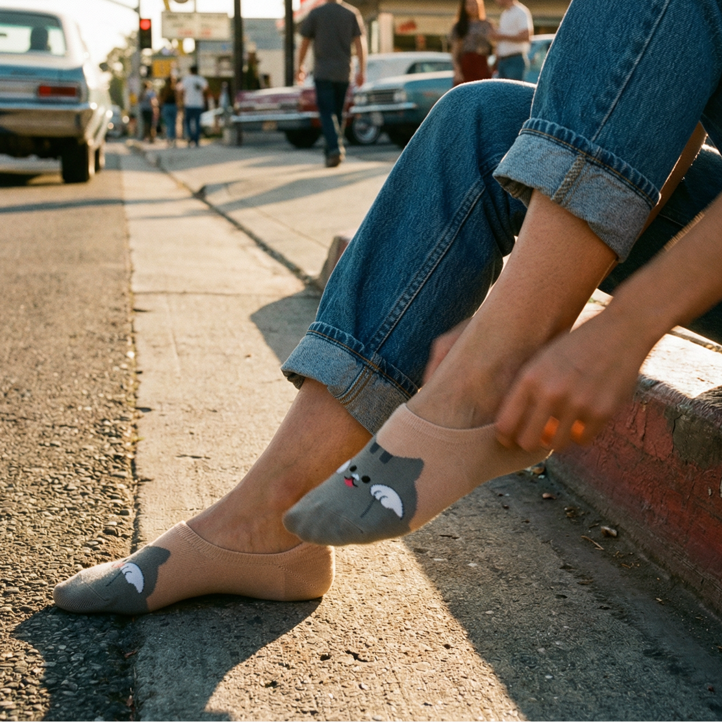 Women's No Show Cat Socks | Soft, Breathable & Durable Low Cut Socks