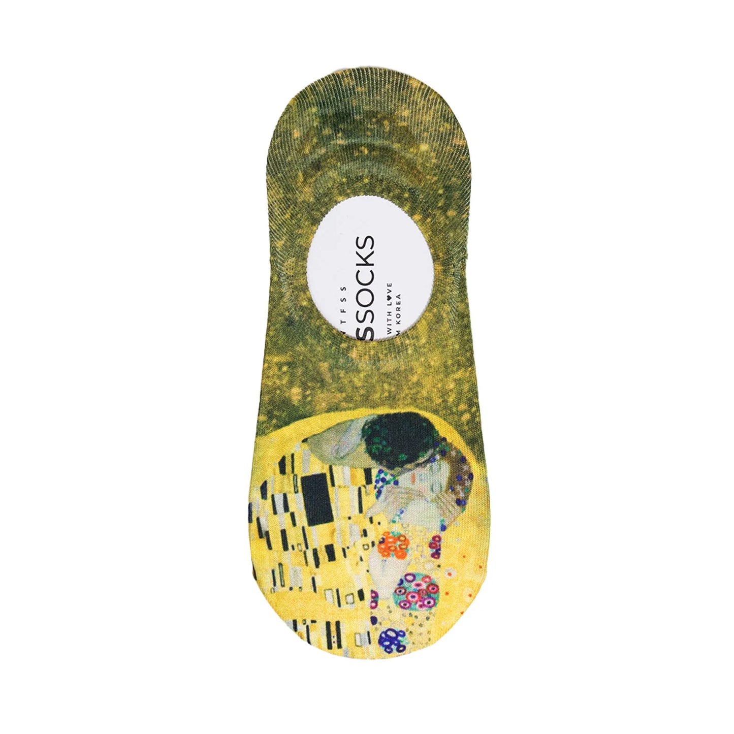 Women's No Show Famous Painting Printing Socks| Art-Inspired Cotton Blend Comfort