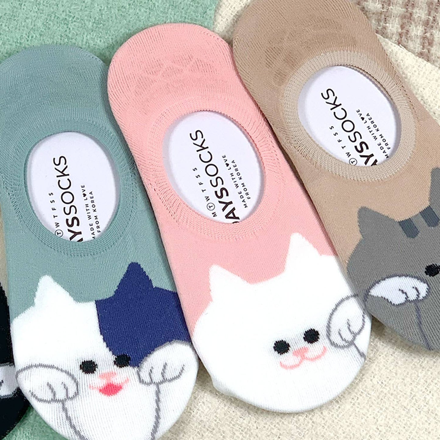 Women's No Show Neco Meo-Meo Socks | Soft, Breathable & Durable Low Cut Socks