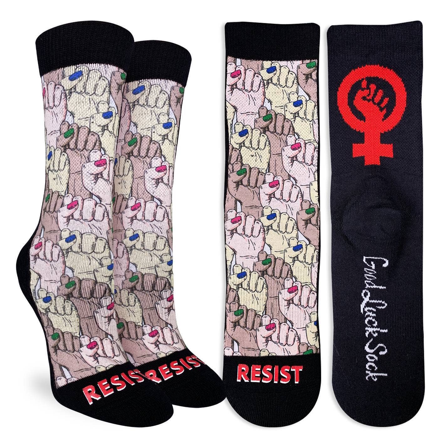 Women’s Resist Socks | Empowering Feminist Crew Socks