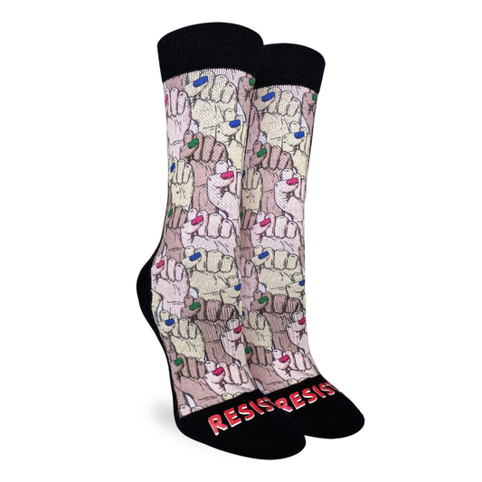 Women’s Resist Socks | Empowering Feminist Crew Socks