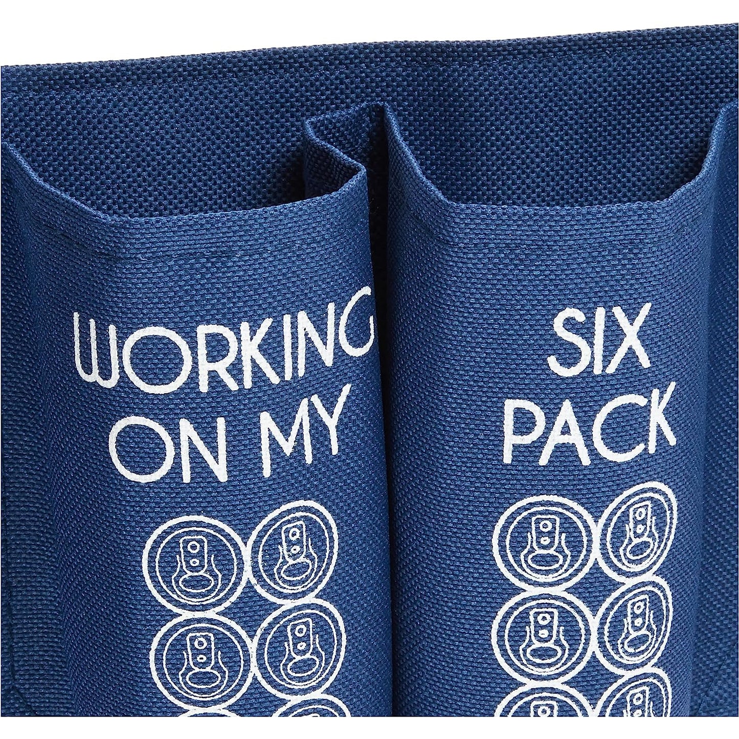 Working on My Six Pack Beer Belt | Funny Beer Can Caddy | Navy