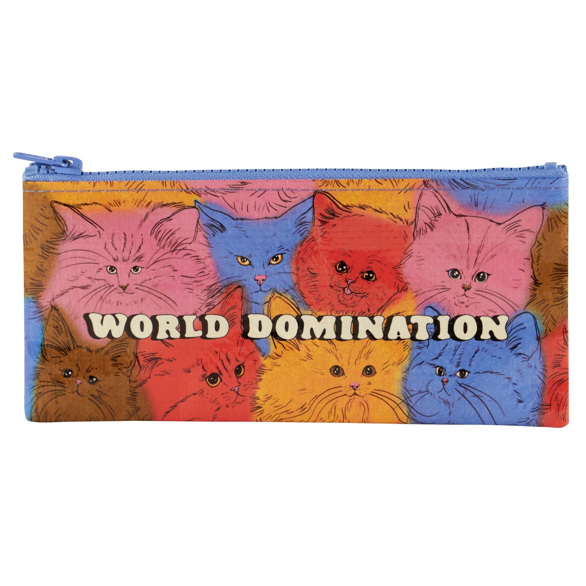 World Domination Cats Pencil Case | 4.25" x 8.5"