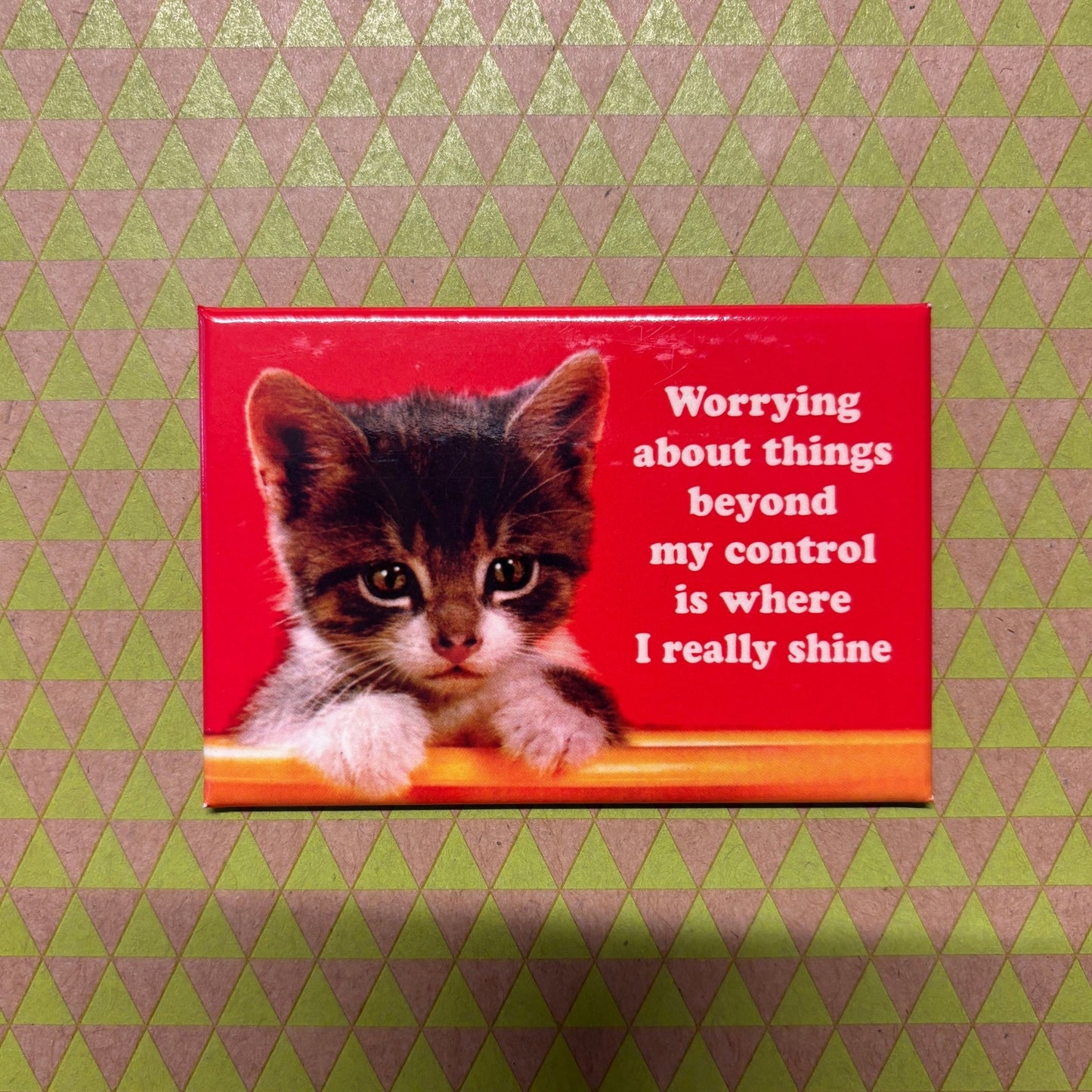 Worrying About Things Beyond My Control Is Where I Really Shine Magnet | 3" x 2"