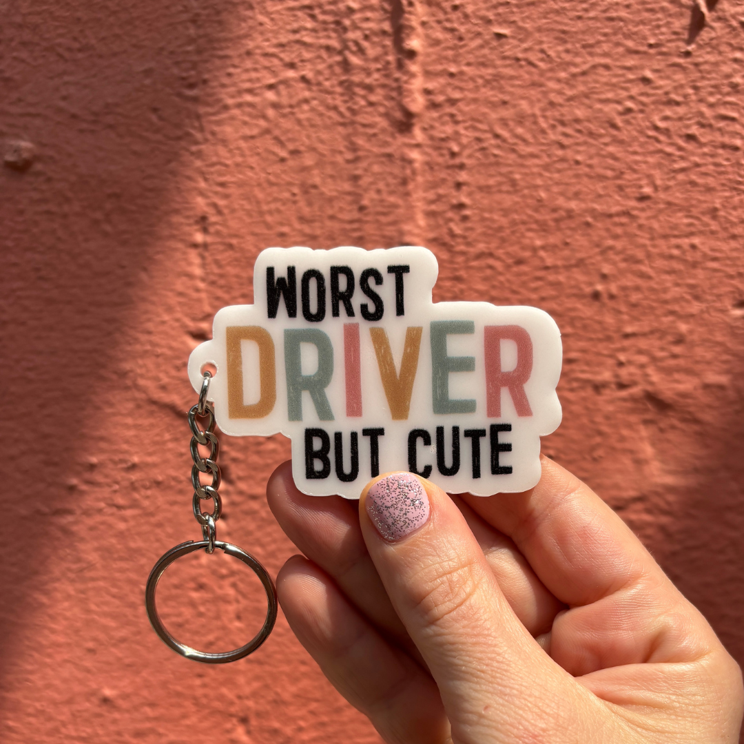 Worst Driver But Cute Keychain-Creative Brands-The Bullish Store