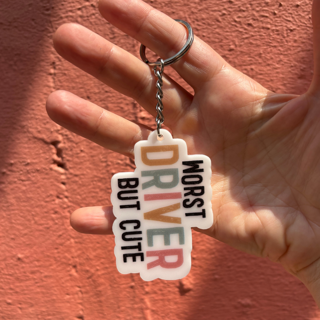Worst Driver But Cute Keychain-Creative Brands-The Bullish Store